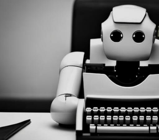 ChatGPT, Robot typewriter, IA Générative